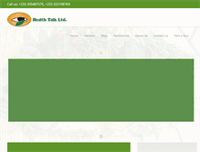 Tablet Screenshot of healthtalkinc.com